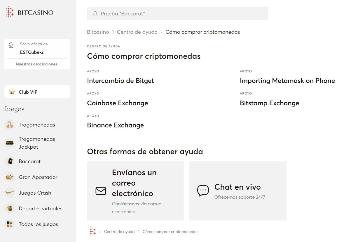 Recursos de ayuda en Bitcasino litecoin casinos colombia bitcasino