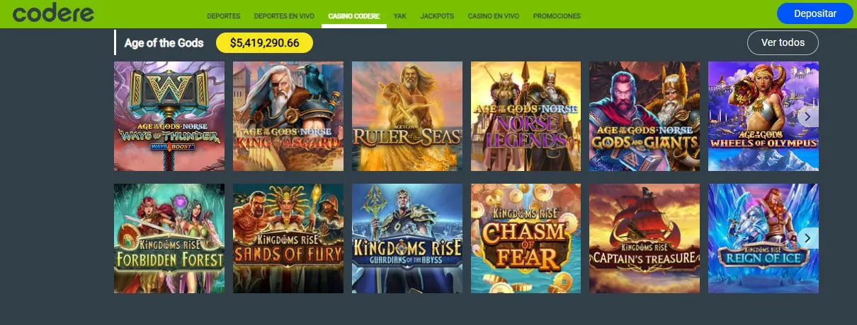 Codere cuenta con salas de juego como Crown casinos nuevos online codere